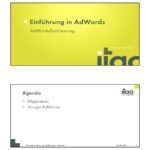 Präsentation über AdWords-Zertifizierung