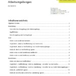Inhaltsverzeichnis des Dokuments über Arbeitsumgebungen.