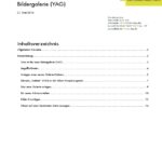 Inhaltsverzeichnis der Bildergalerie (YAG)