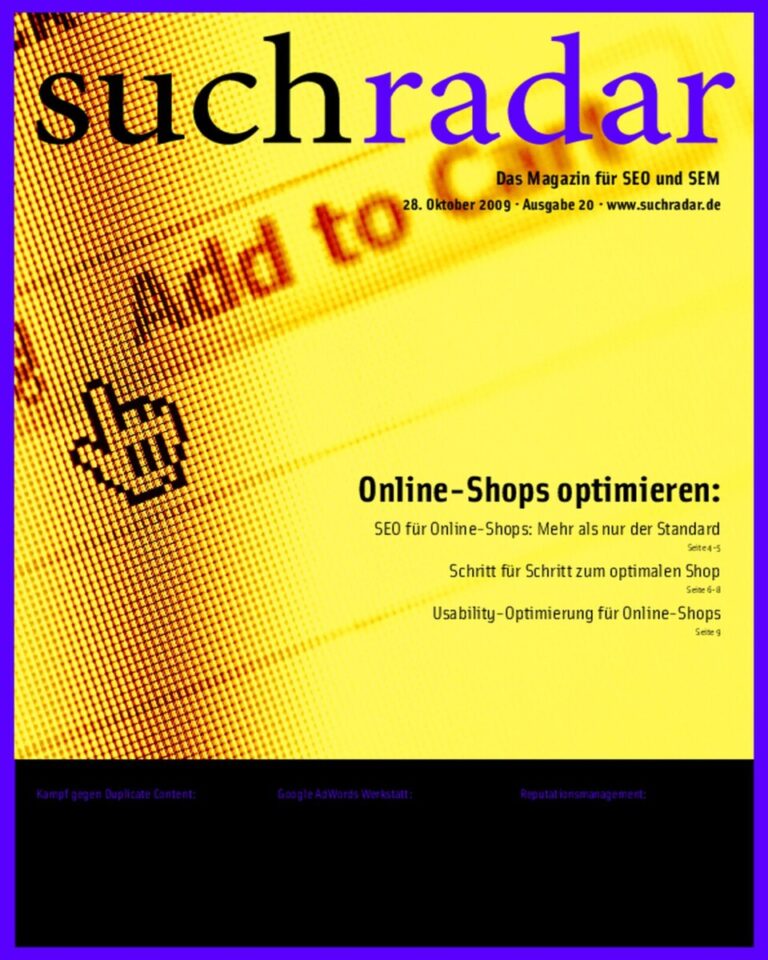 Suchradar Magazin